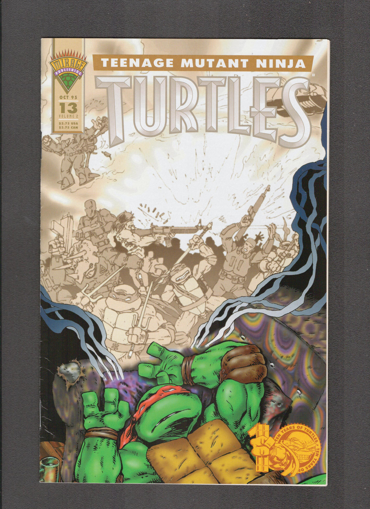 Teenage Mutant Ninja Turtles #13 (1995) Higher Grade Mirage Publishing Comics