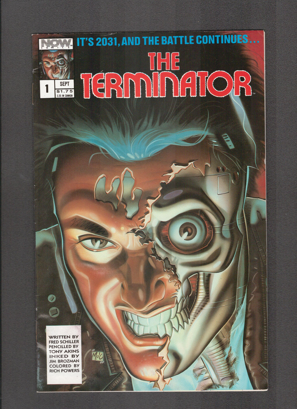 Terminator #1 (1988) Mitch O'Connell Now Comics