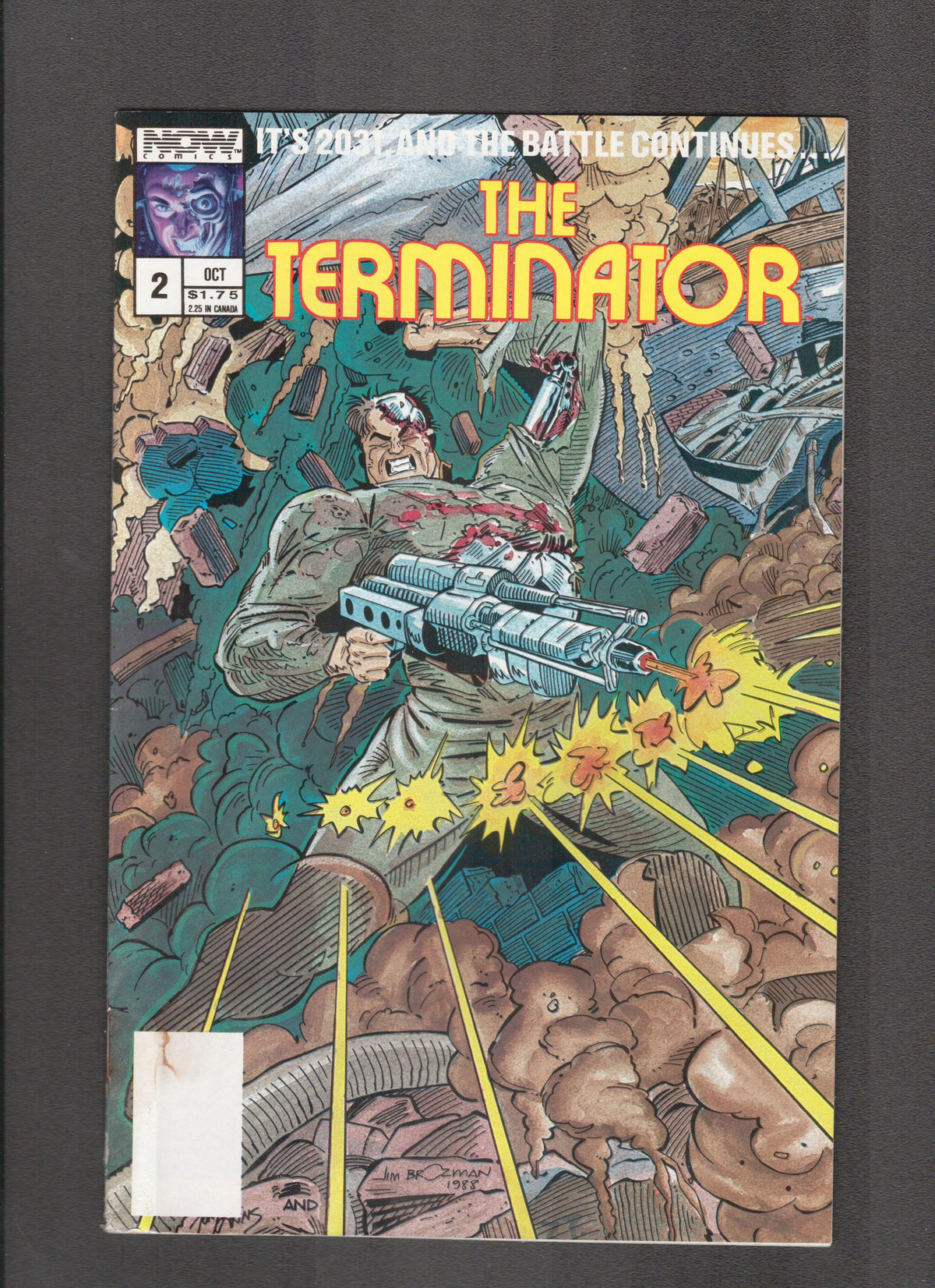 Terminator #2 (1988) Jim Brozman Now Comics