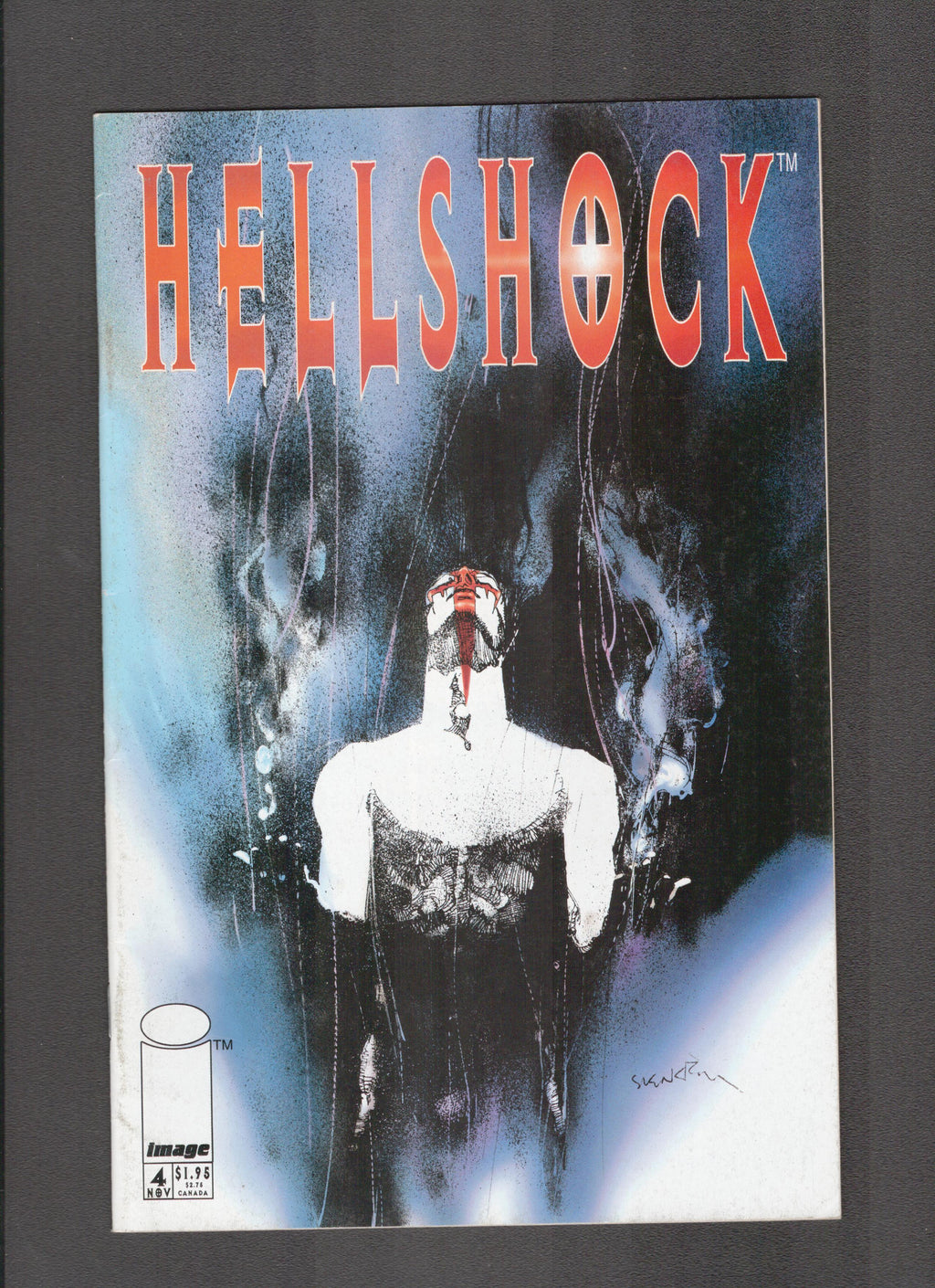 Hellshock #4b (1994) Bill Sienkiewickz Variant Image Comics