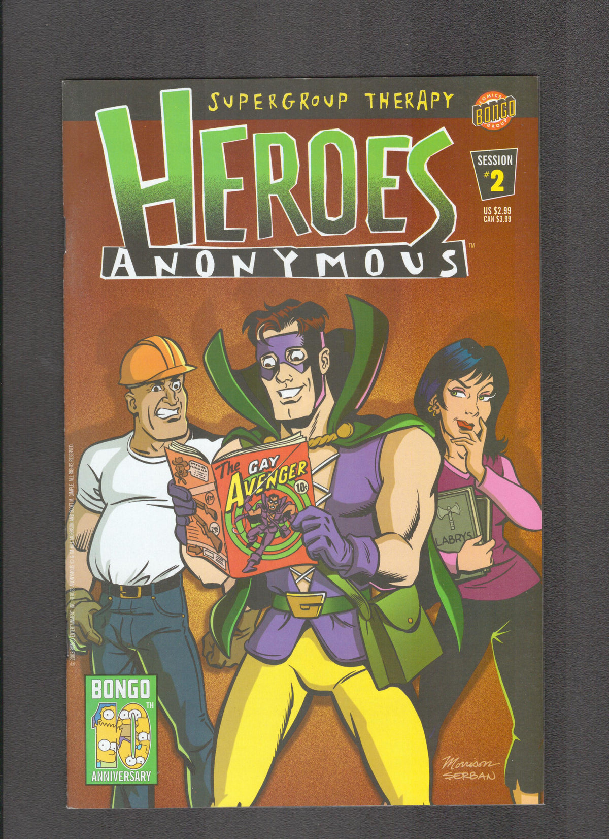 Heroes Anonymous #2 (2003) Bongo Comics