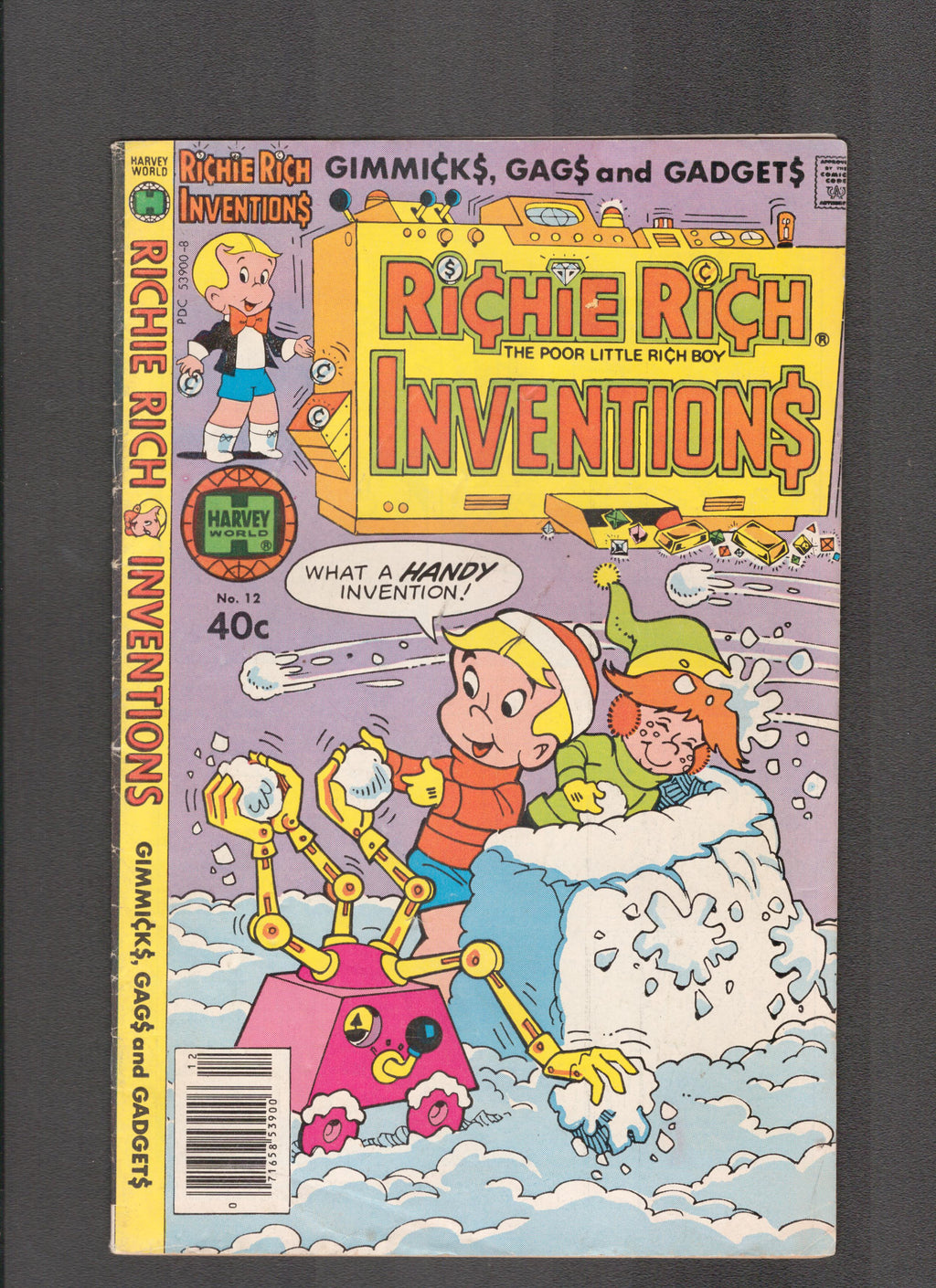 Richie Rich: Inventions #12 (1980) Harvey Comics