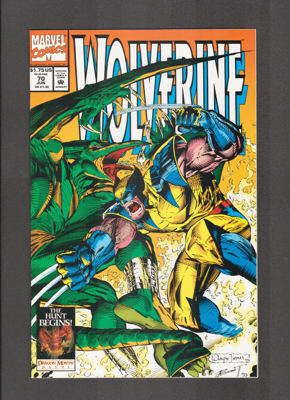 Wolverine #70 (1993) Higher Grade - Larry Hama Marvel Comics