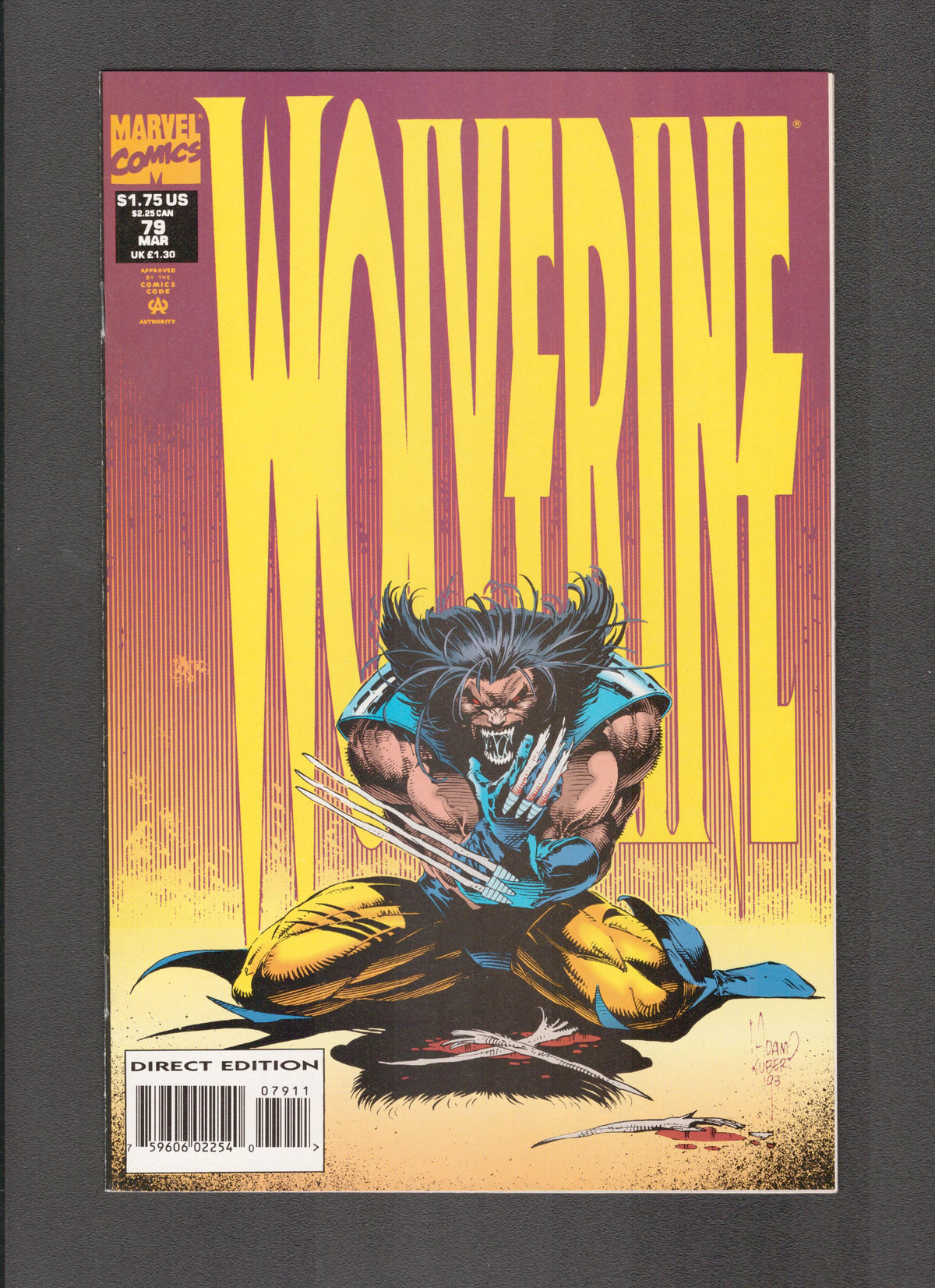 Wolverine #79 (1994) Higher Grade - Adam Kubert Marvel Comics