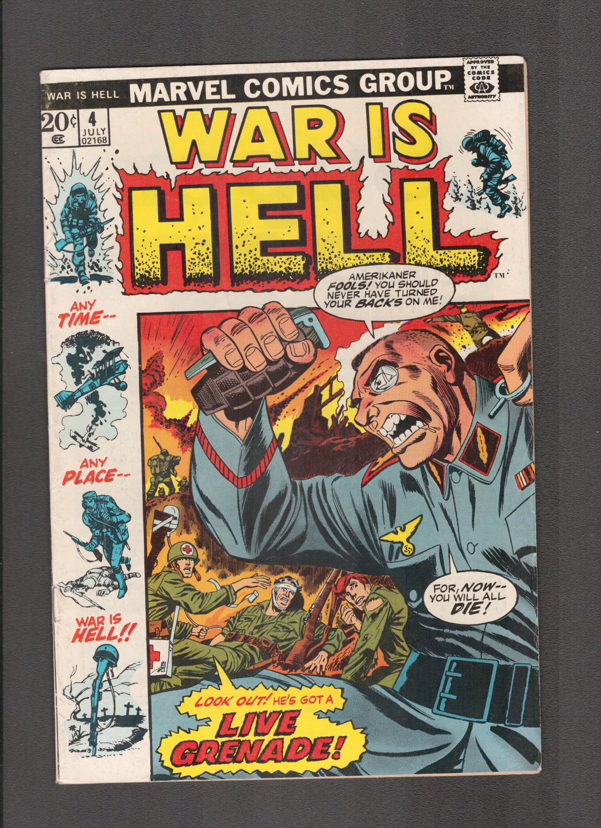 War Is Hell #4 (1973) Dick Ayers - Joe Sinnott Marvel Comics