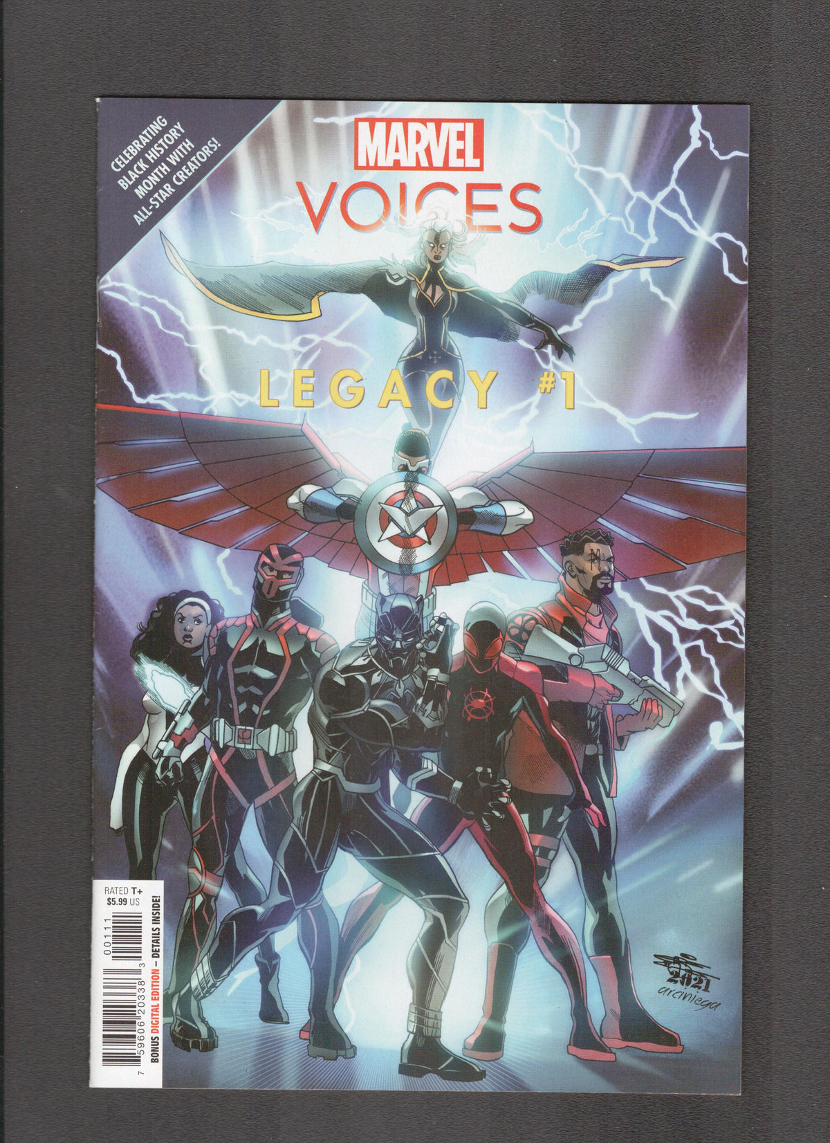 Marvel Voices: Legacy #1 (2022) Chris Cross Cover Marvel Comics