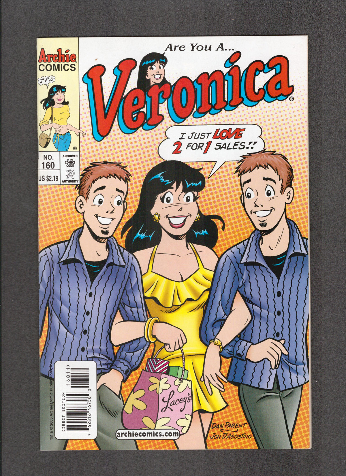 Veronica #160 (2005) Dan Parent Archie Comics
