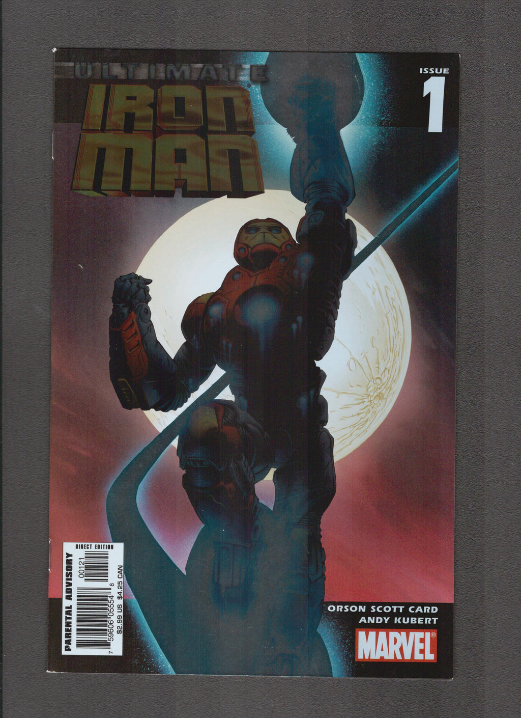 Ultimate Iron Man #1b (2005) Bryan Hitch Foil Variant Marvel Comics