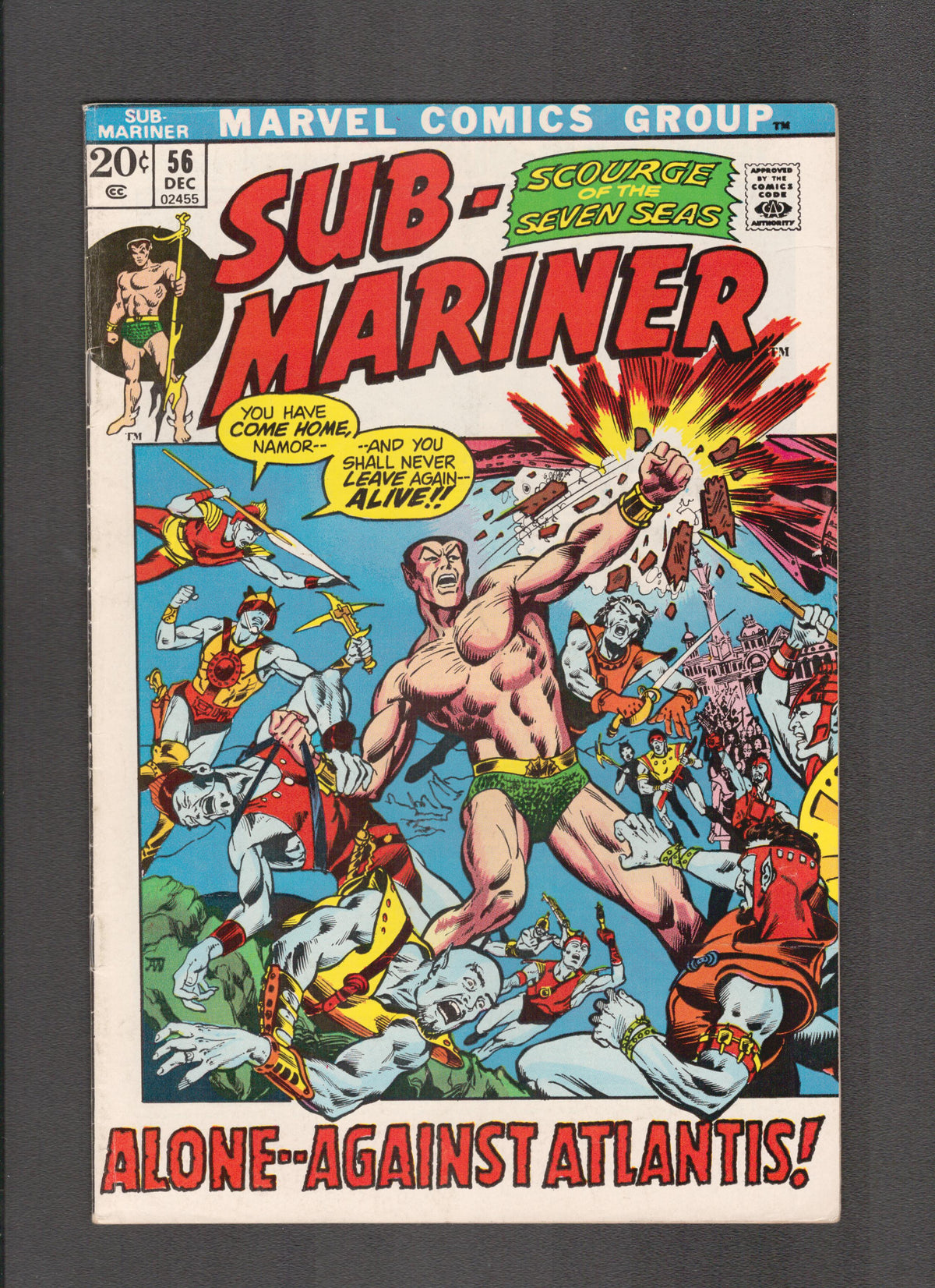 Sub-Mariner #56 (1972) Stan Lee - Roy Thomas Marvel Comics