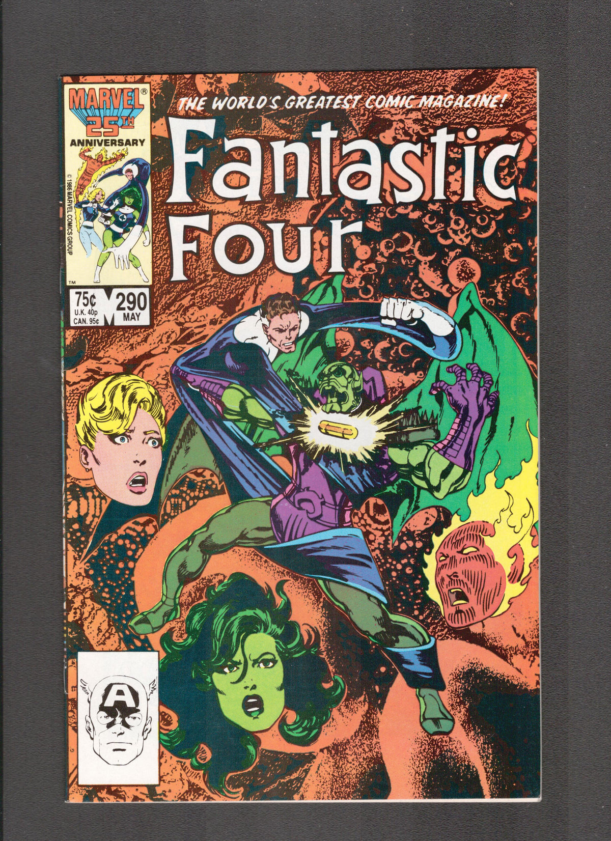 Fantastic Four #290 (1986) John Byrne - Mike Carlin Marvel Comics