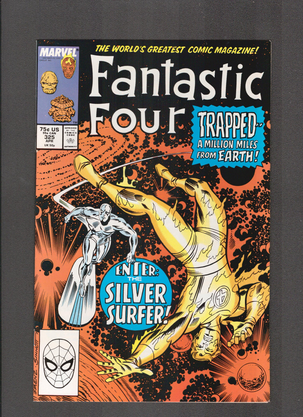 Fantastic Four #325 (1989) Joe Sinnett - Ron Frenz Marvel Comics