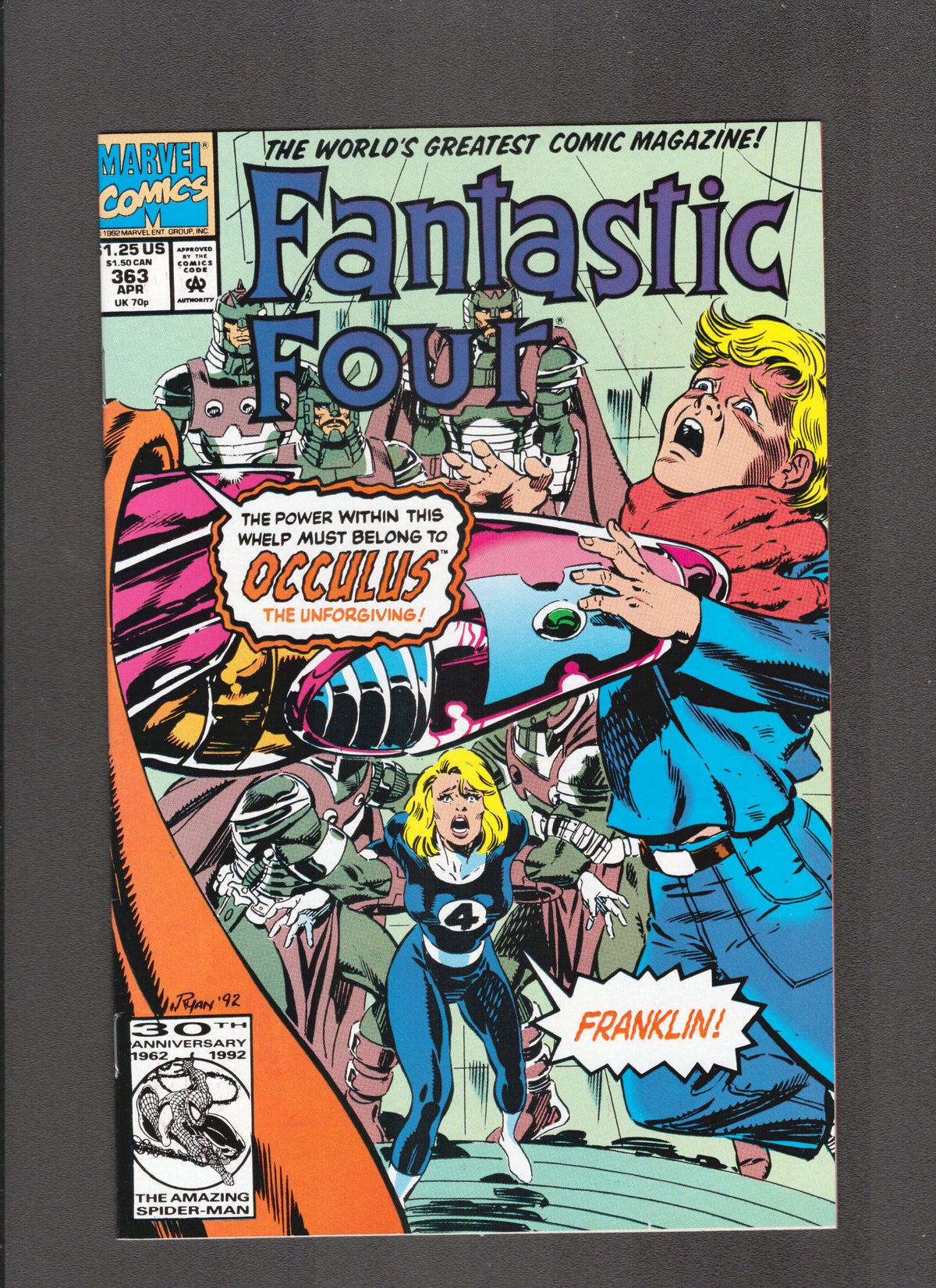 Fantastic Four #363 (1992) !st Appearance Occulus Marvel Comics