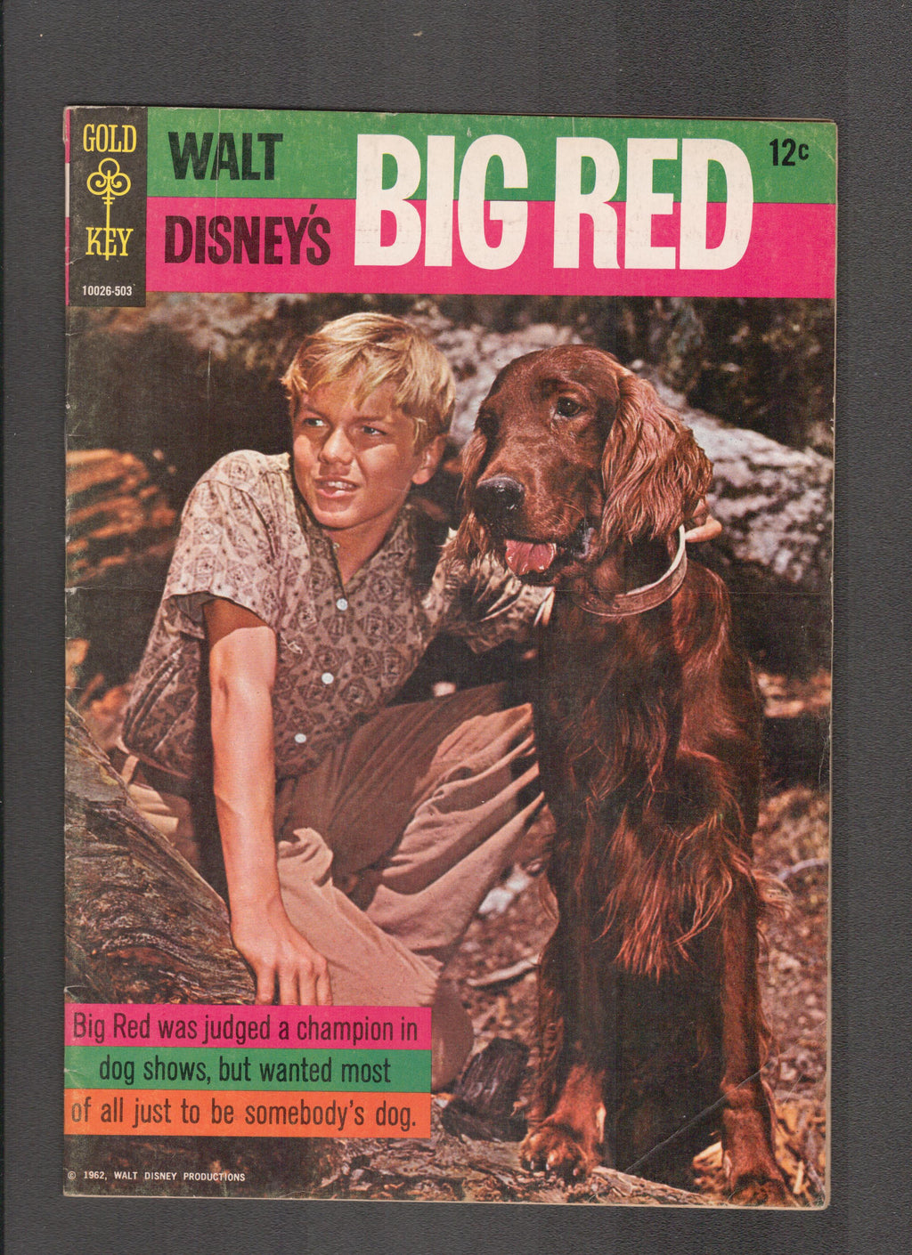 Walt Disney's Big Red #1 (1965) Second Print Gold Key Comics