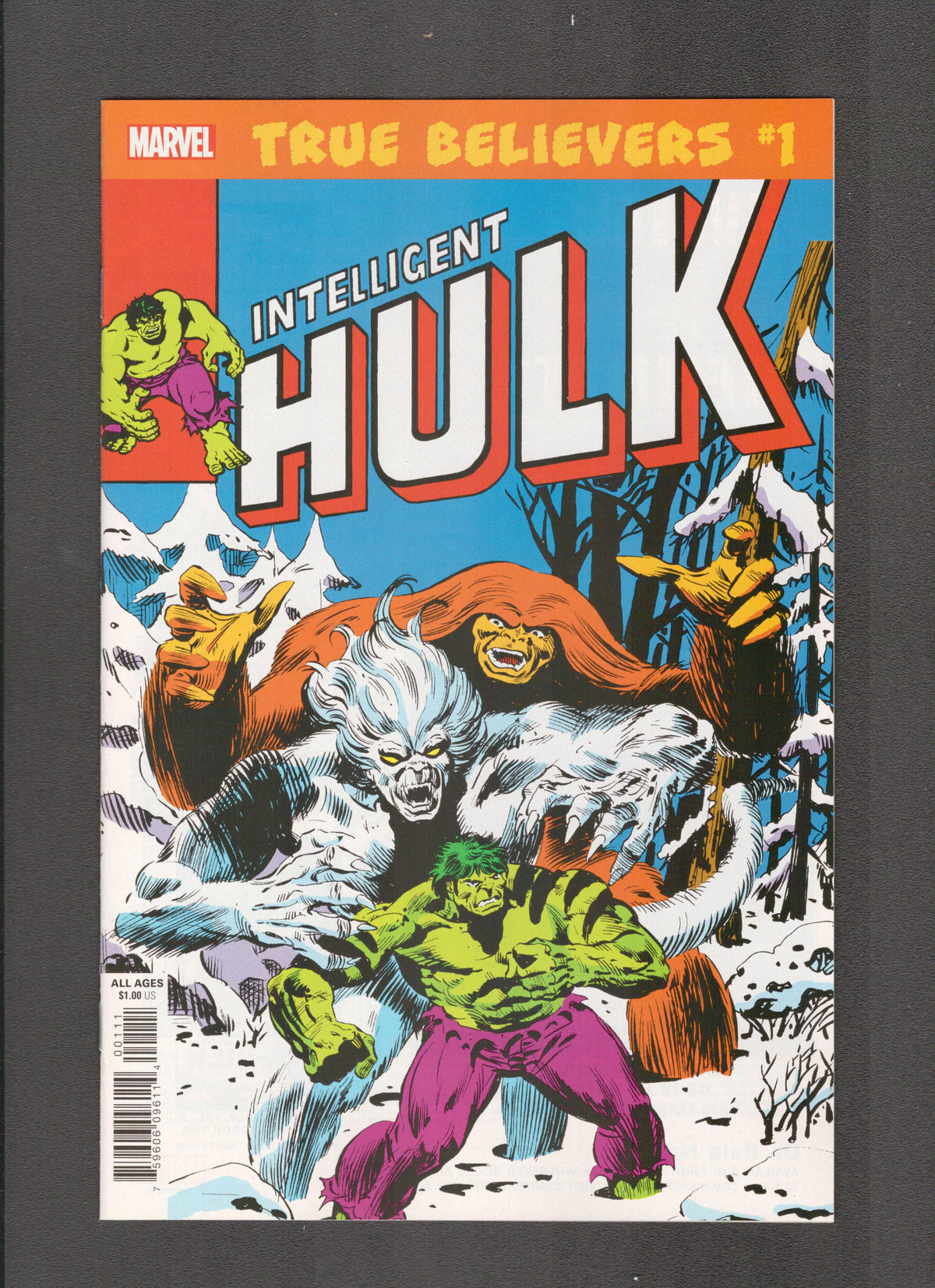 True Believers: Hulk - Intelligent Hulk #1 (2019) Marvel Comics