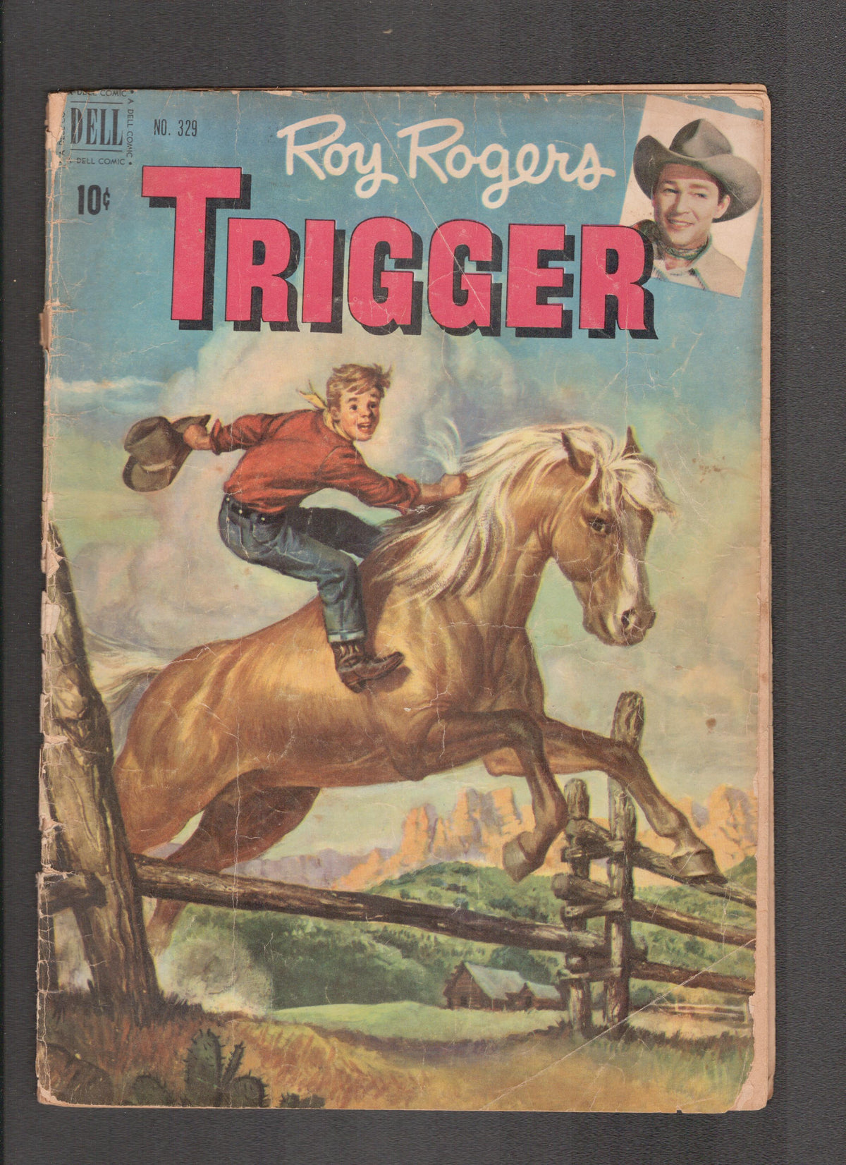 Four Color - Roy Rogers: Trigger #329 (1951) Low Grade Dell Comics