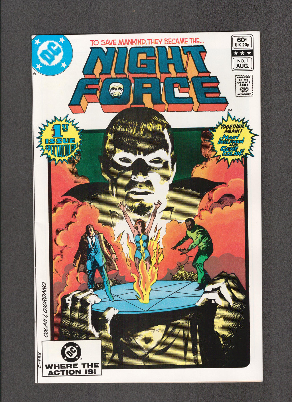 Night Force #1 (1982) Gene Colan DC Comics
