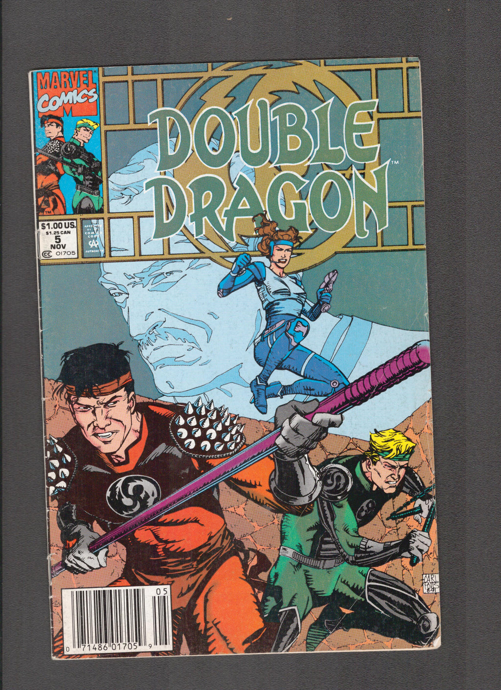 Double Dragon #5 (1991) Brad Vancata Marvel Comics