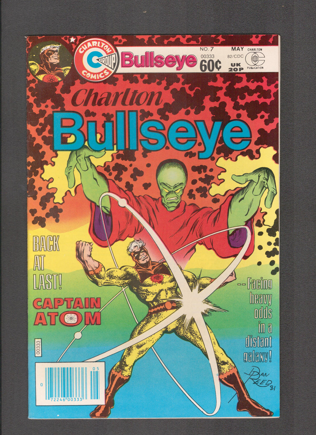 Bullseye #7 (1982) Captain Atom, The Ghost Charlton Comics