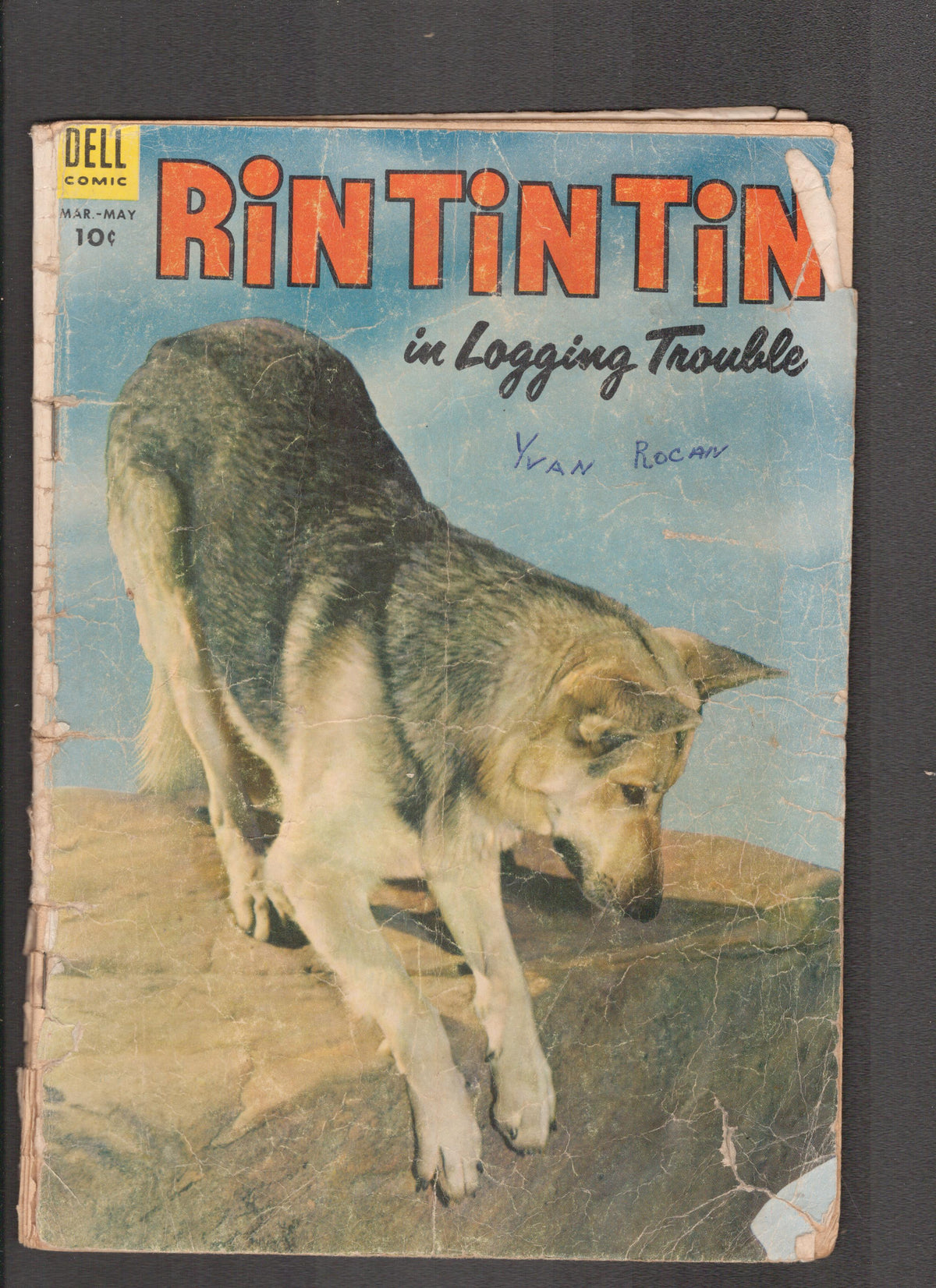 Rin Tin Tin #4 (1954) Low Grade Dell Comics