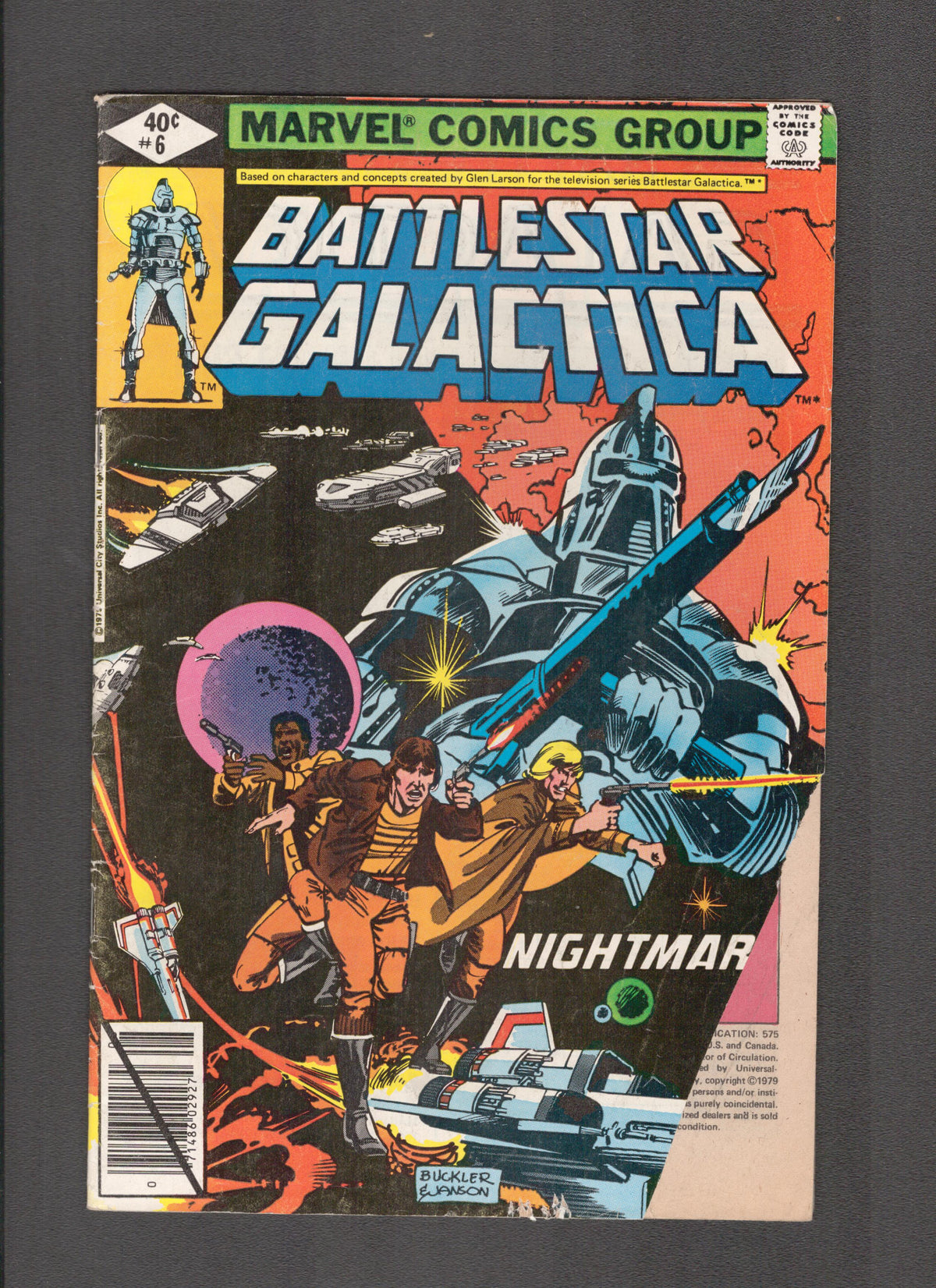 Battlestar Galactica #6 (1979) Rich Buckler Sr. Marvel Comics