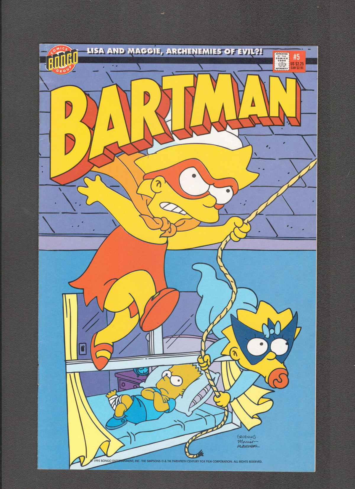 Bartman #5 (1994) Combined Shipping Bongo Comics