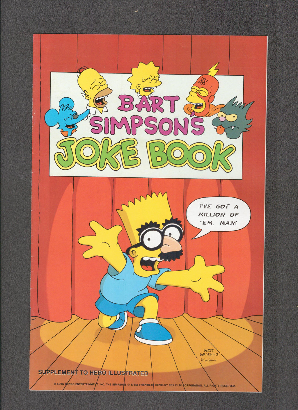 Bart Simpson's Joke Book #1 (1994) Bongo Comics