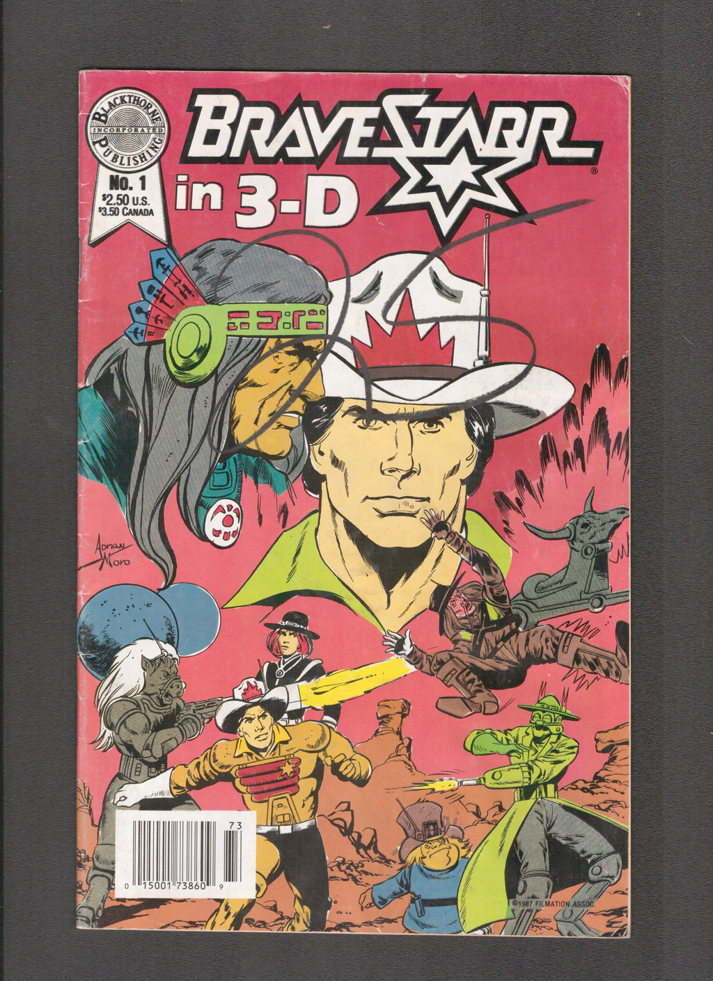 Blackthorne 3-D Series #27 (1987) Bravestarr Blackthorne Comics