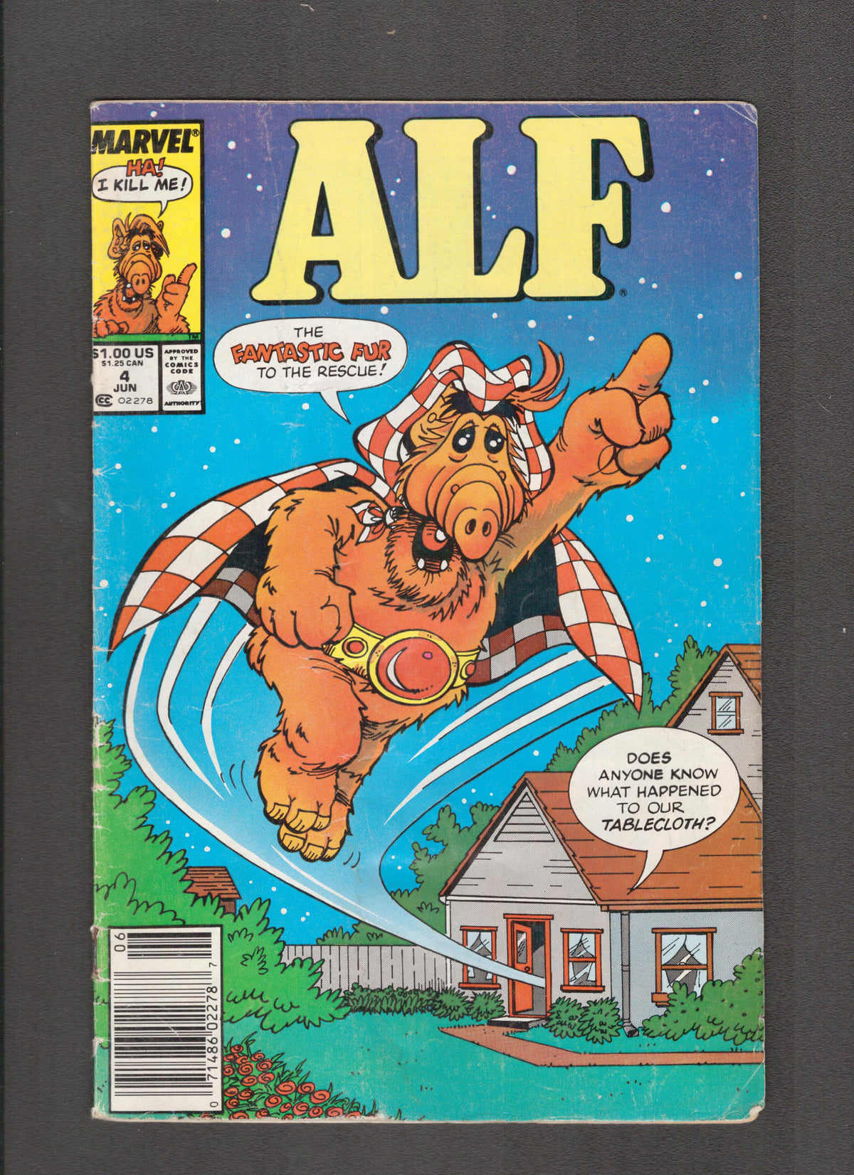 Alf #4 (1988) Dave Manak Marvel Comics