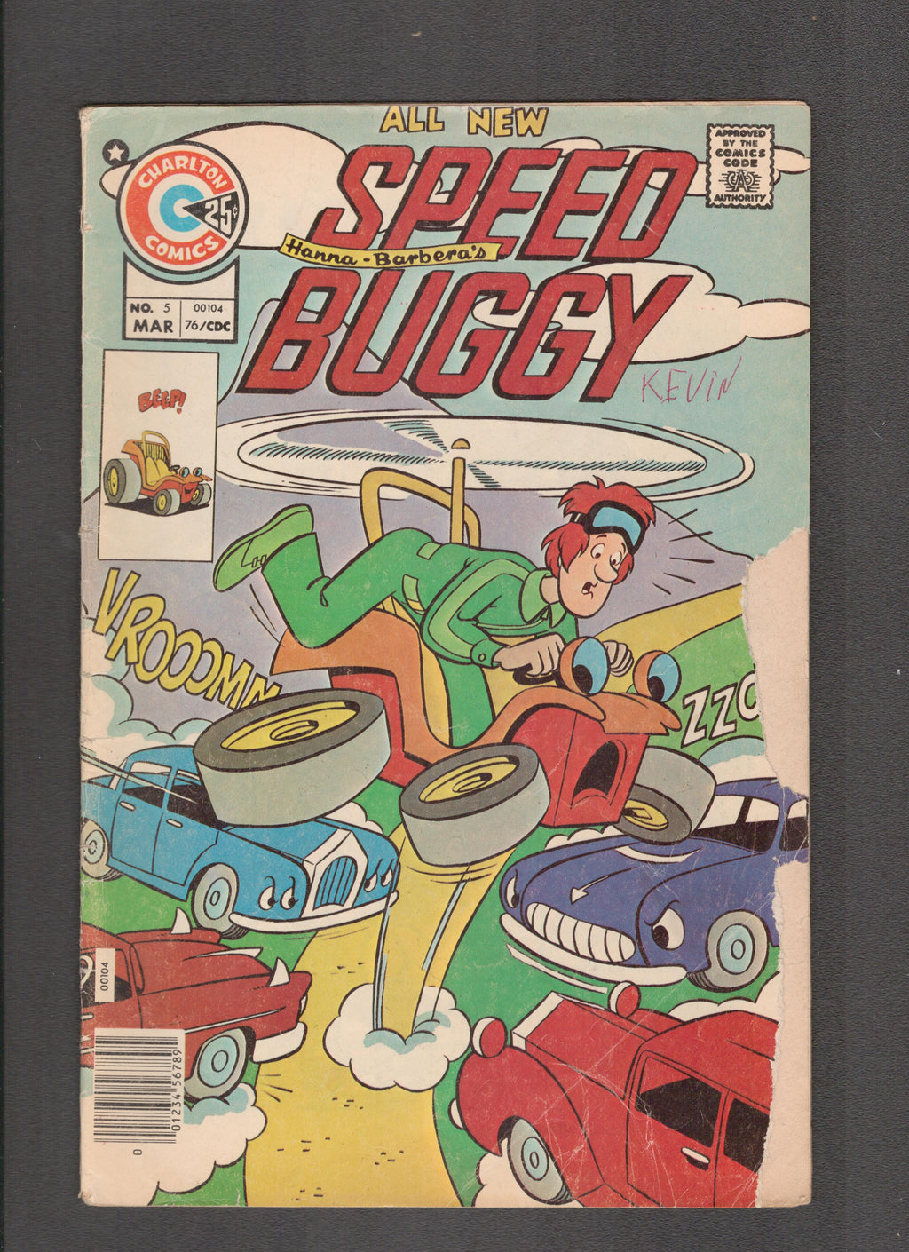 Speed Buggy #5 (1976) Charlton Comics