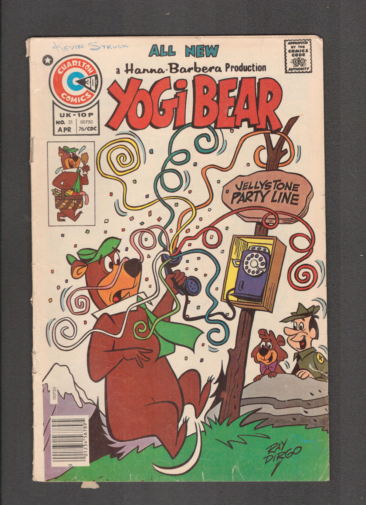 Yogi Bear #20 (1976) Charlton Comics