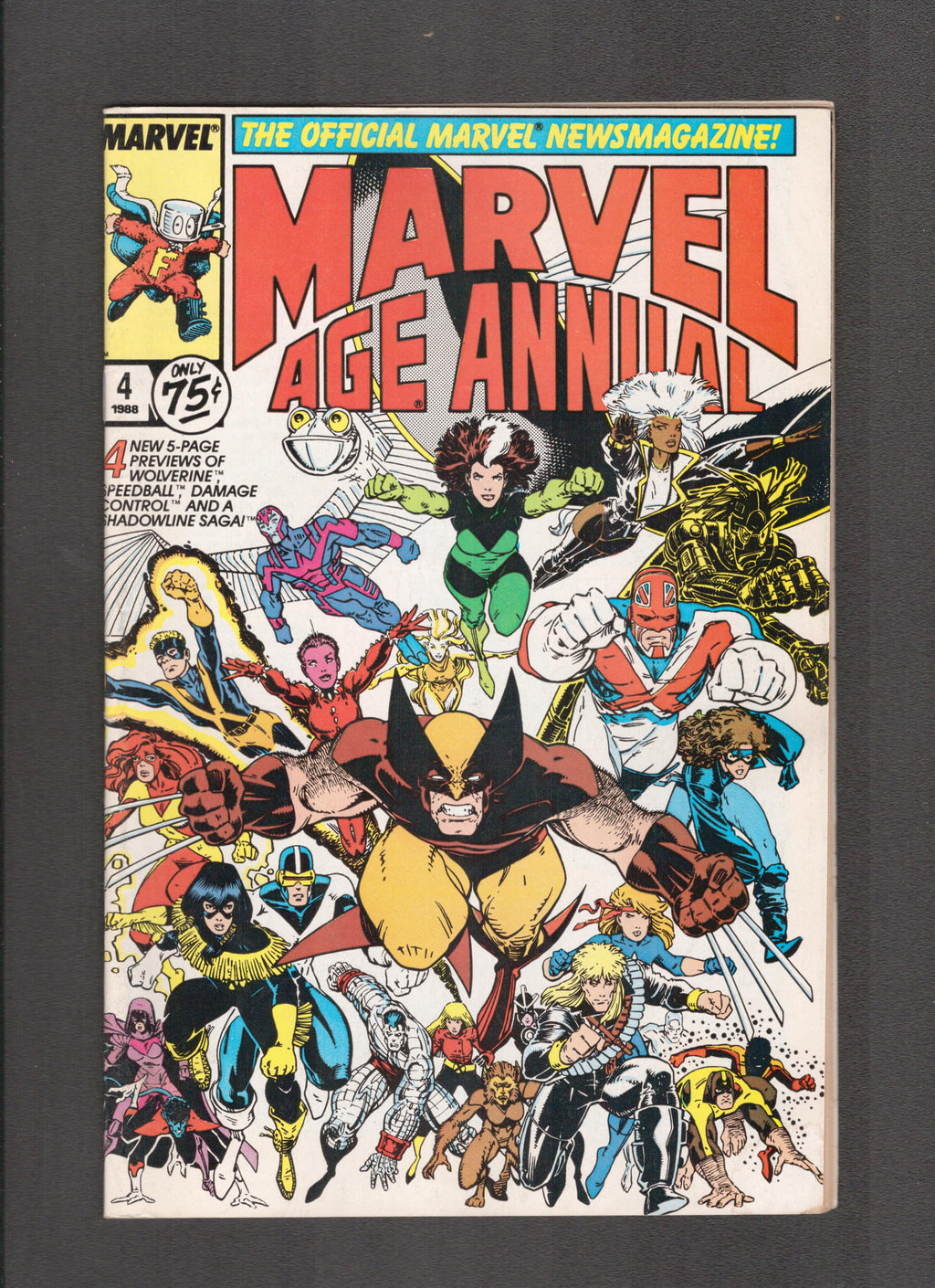 Marvel Age Annual #4 (1988) 1st App of Damage Control Marvel Comics
