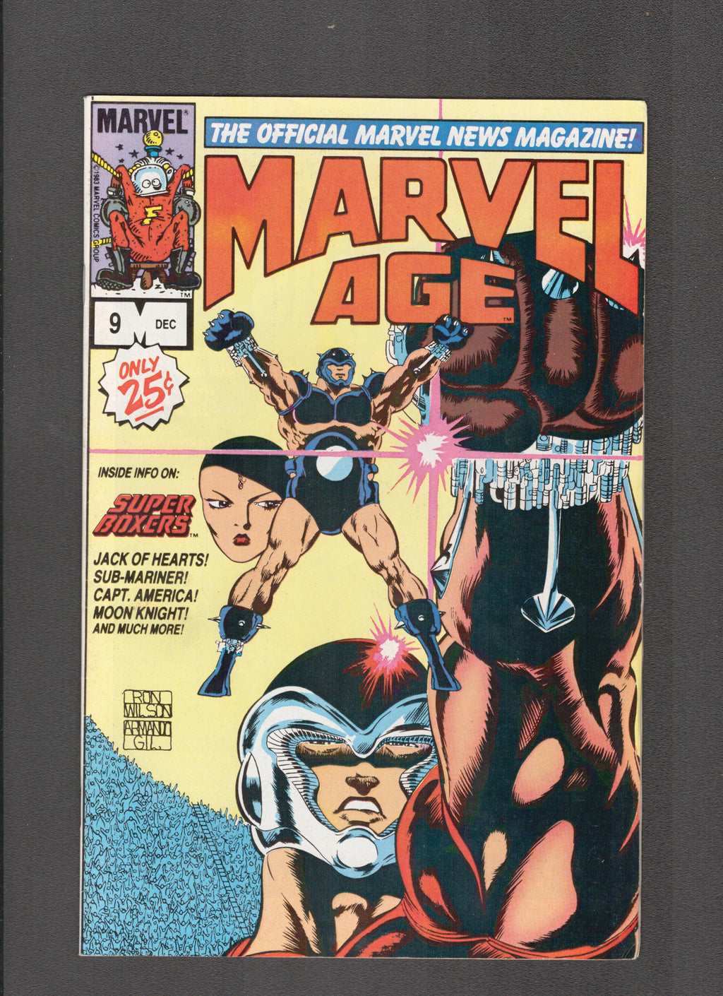 Marvel Age #9 (1983) Armando Gil Marvel Comics