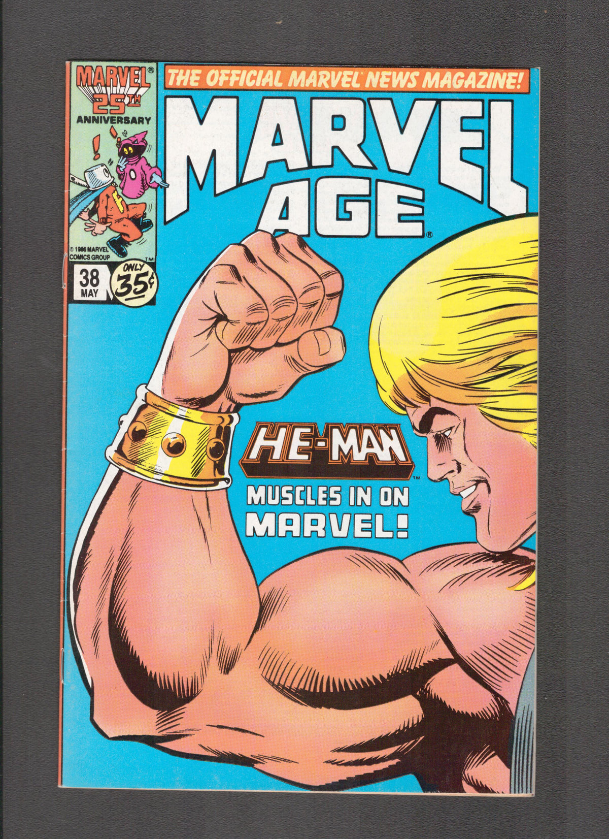 Marvel Age #38 (1986) 1st App of He-Man Marvel Comics