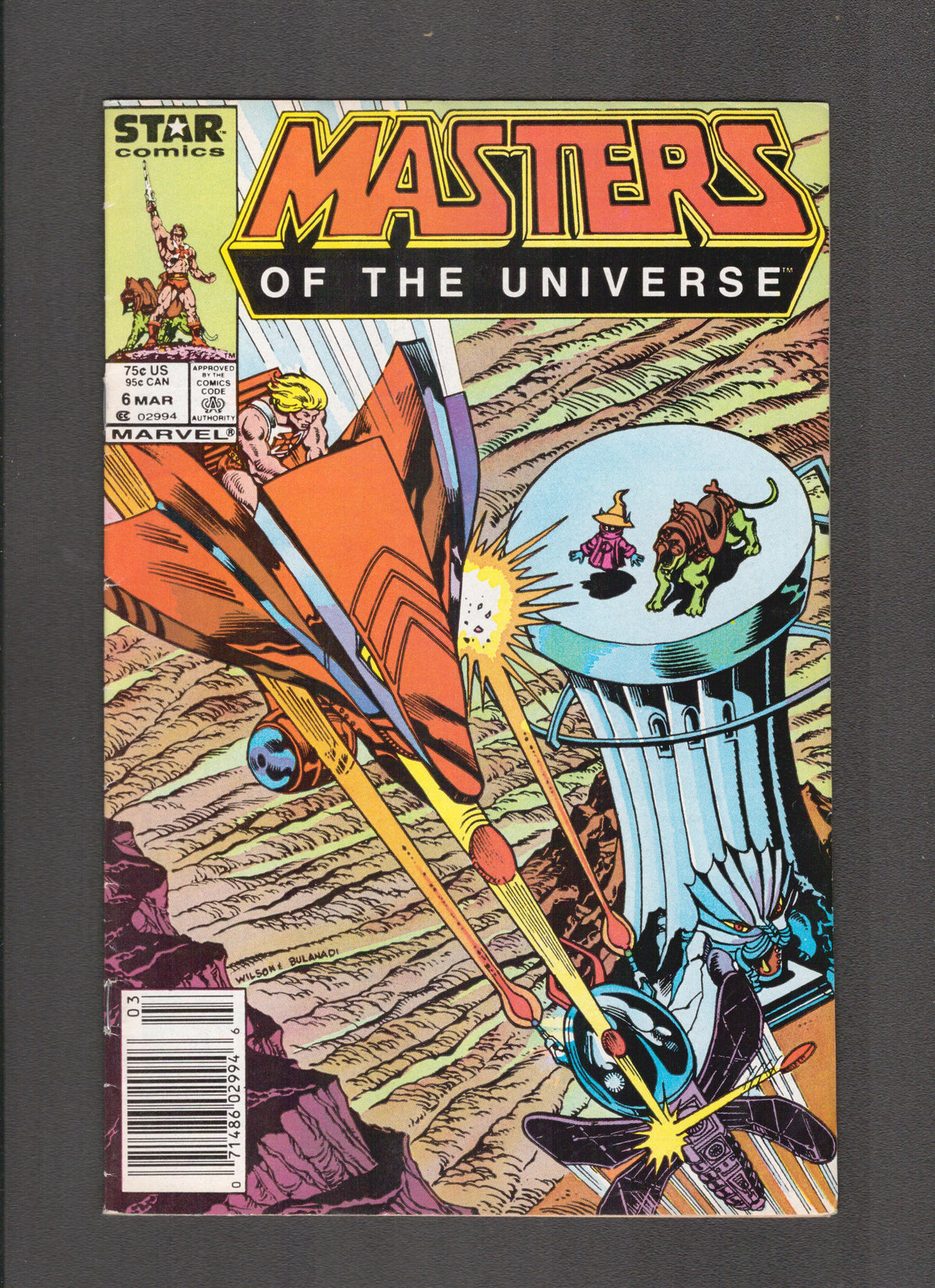 Masters of the Universe #6 (1987) Bob Sharon Star Comics