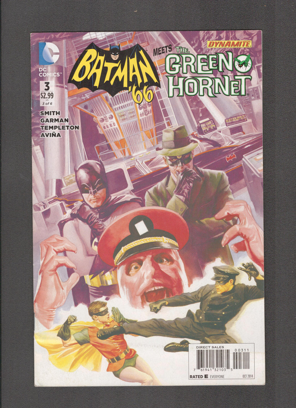 Batman '66 Meets the Green Hornet #3 (2014) Alex Ross DC/Dynamite Comics