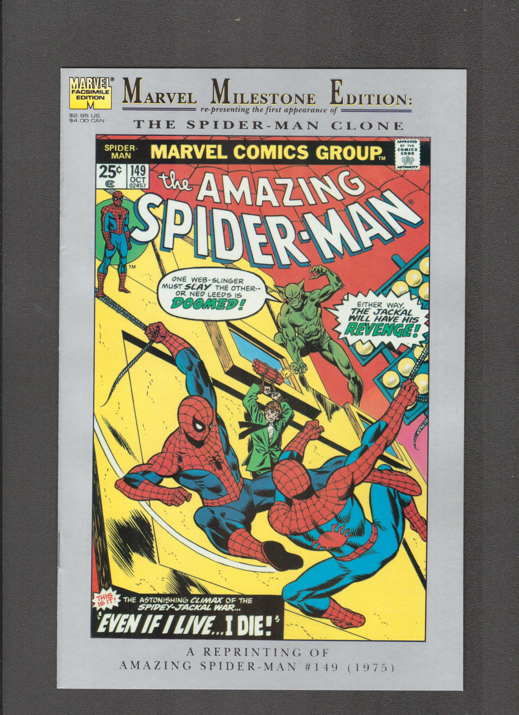 Marvel Milestone Edition: Amazing Spider-Man #149 (1994) Marvel Comics