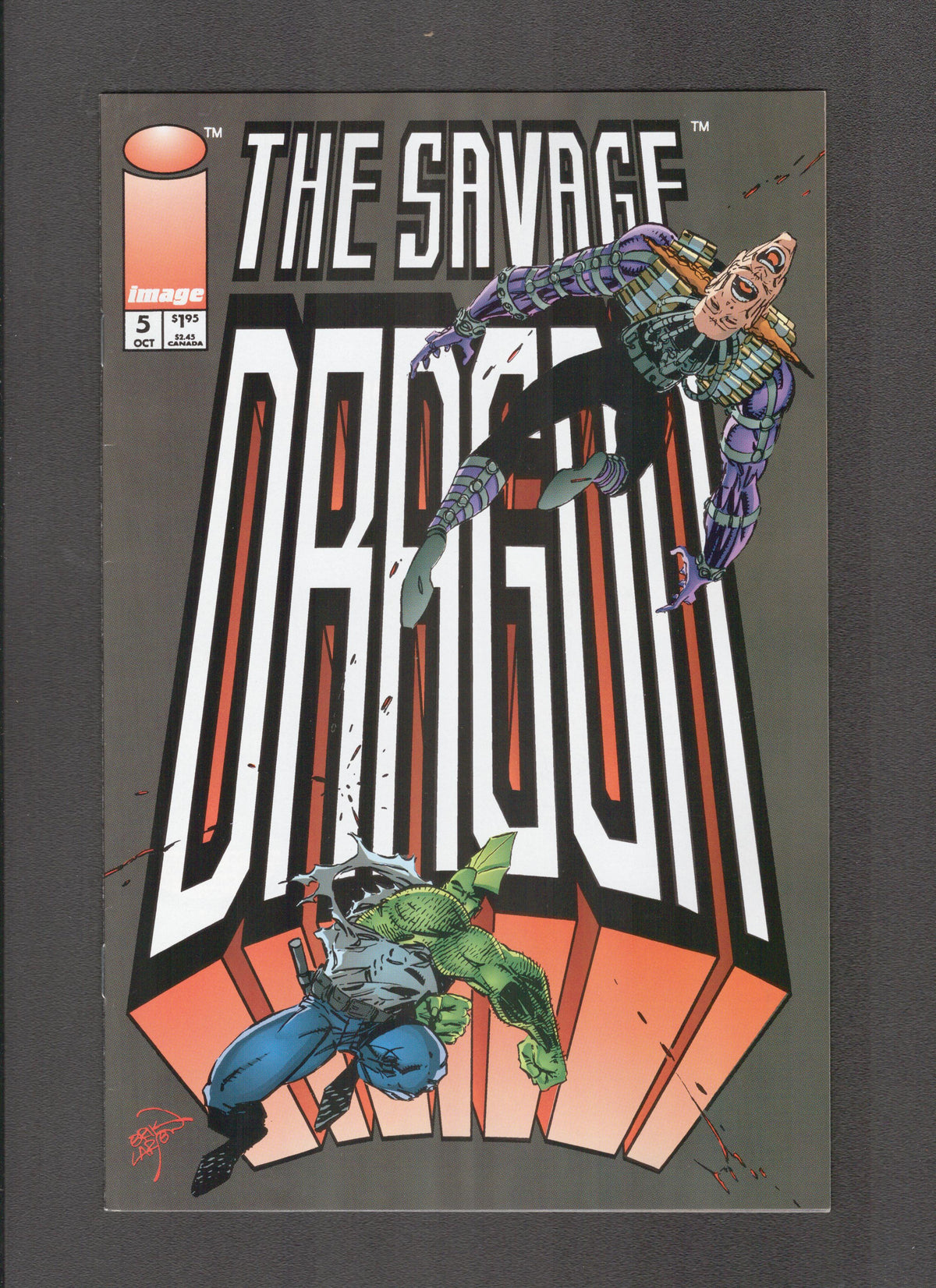 Savage Dragon #5 (1993) Flip-Book - With Poster Image Comics