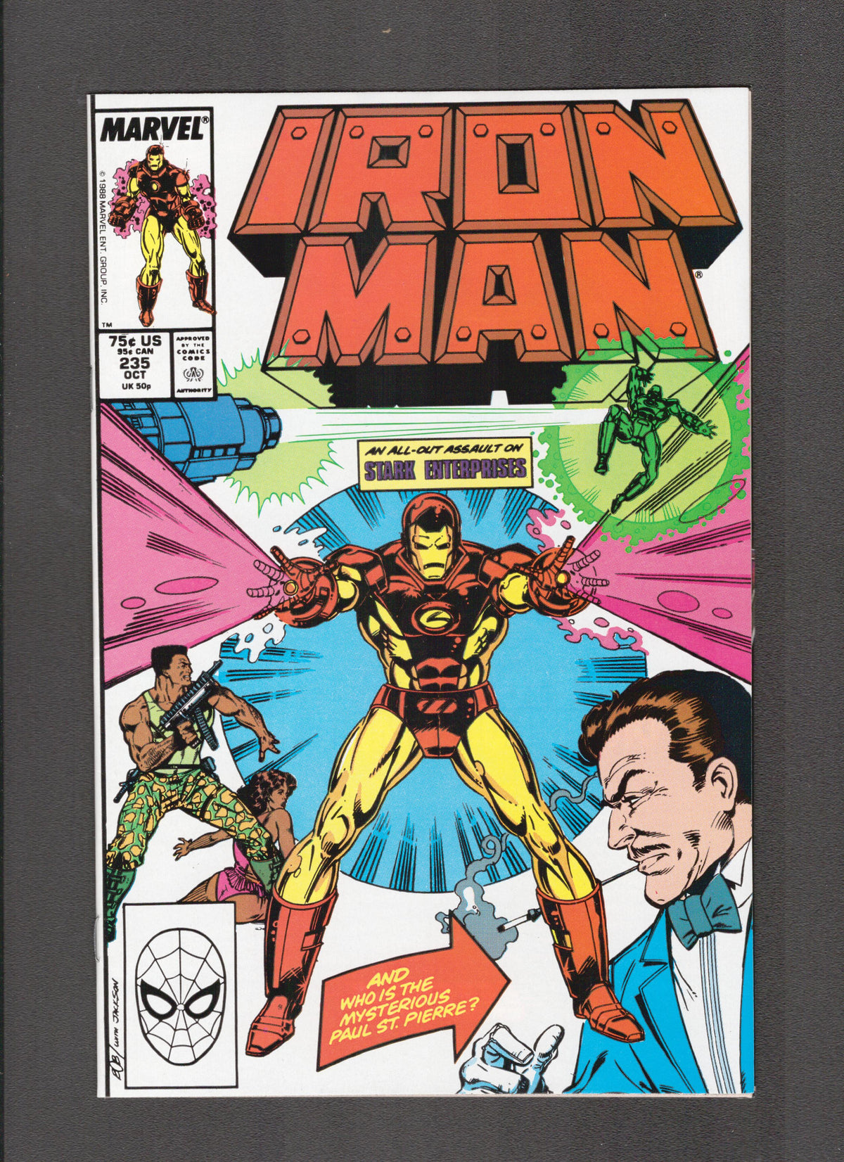 Iron Man #235 (1988) Butch Guice - Bob Layton Marvel Comics