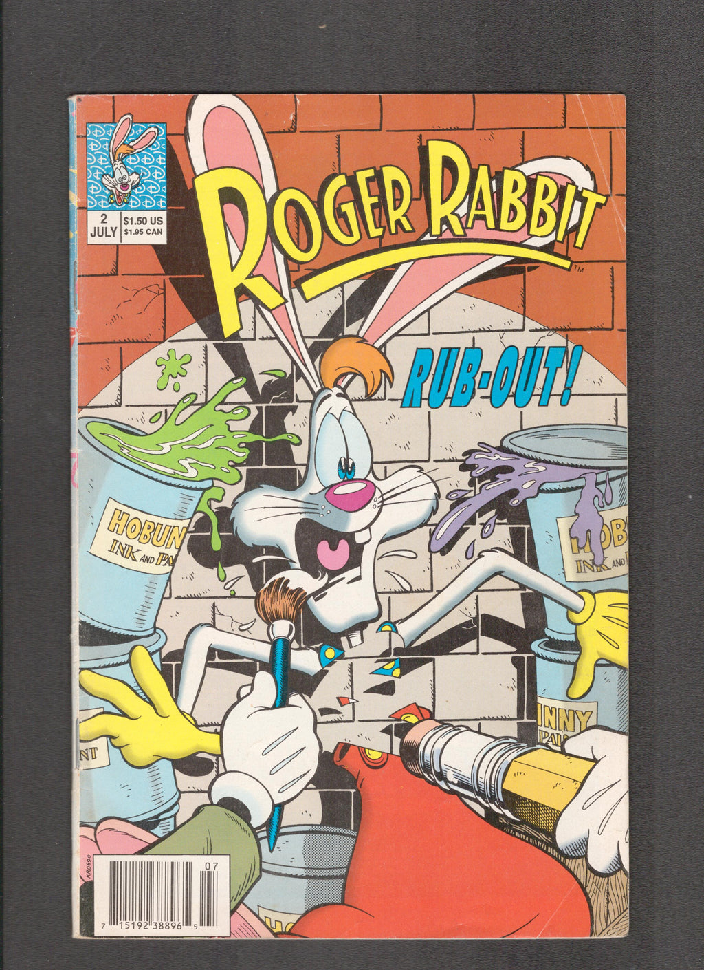 Roger Rabbit #2 (1990) Rick Hoberg Disney Comics