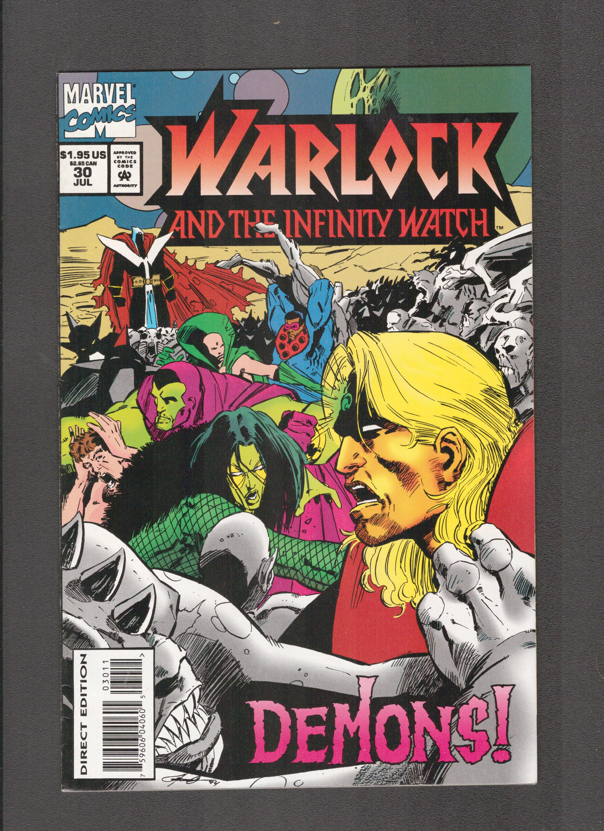 Warlock and the Infinity Watch #30 (1994) Higher Grade Marvel Comics