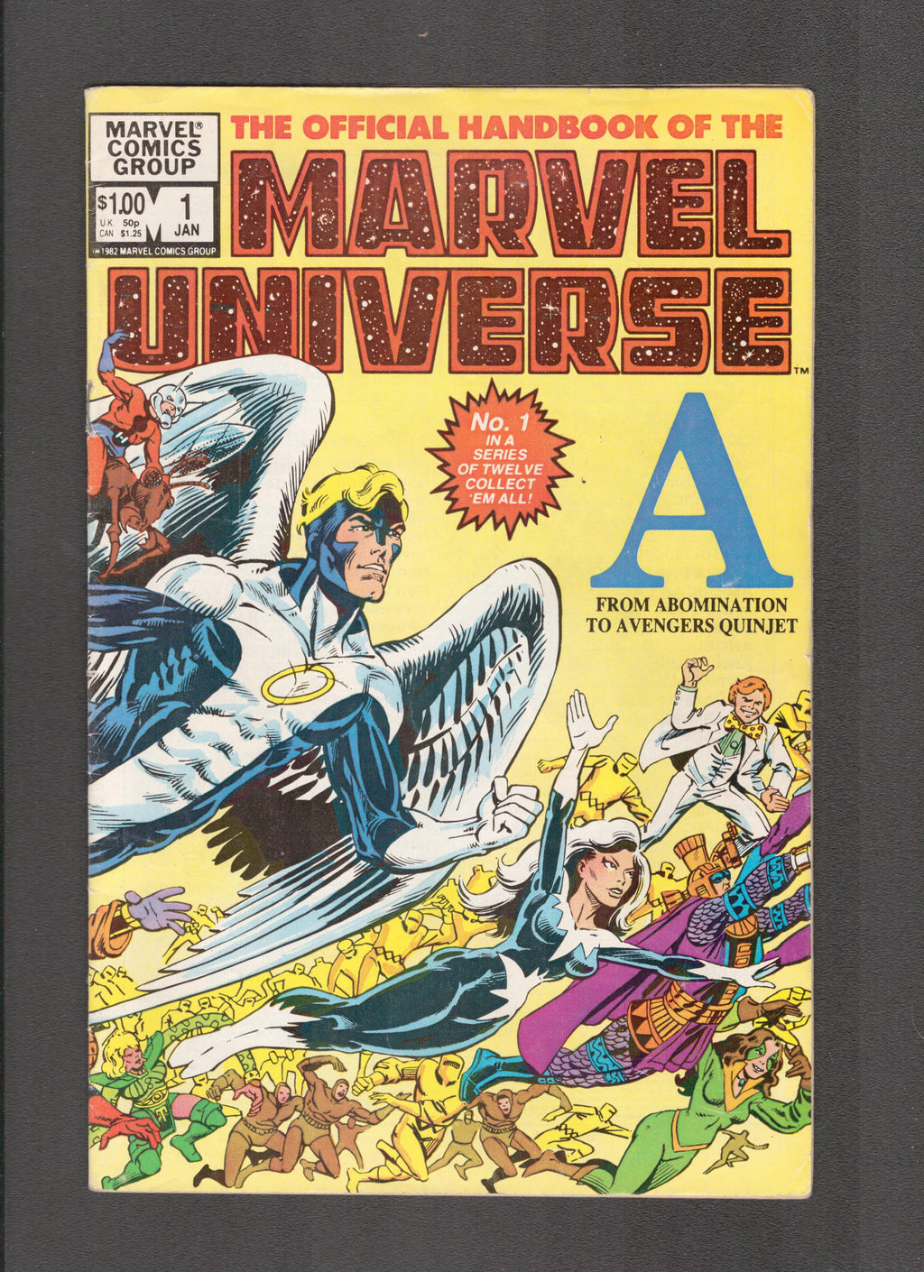 Official Handbook of the Marvel Universe #1 (1983) #1 of 12 Marvel Comics
