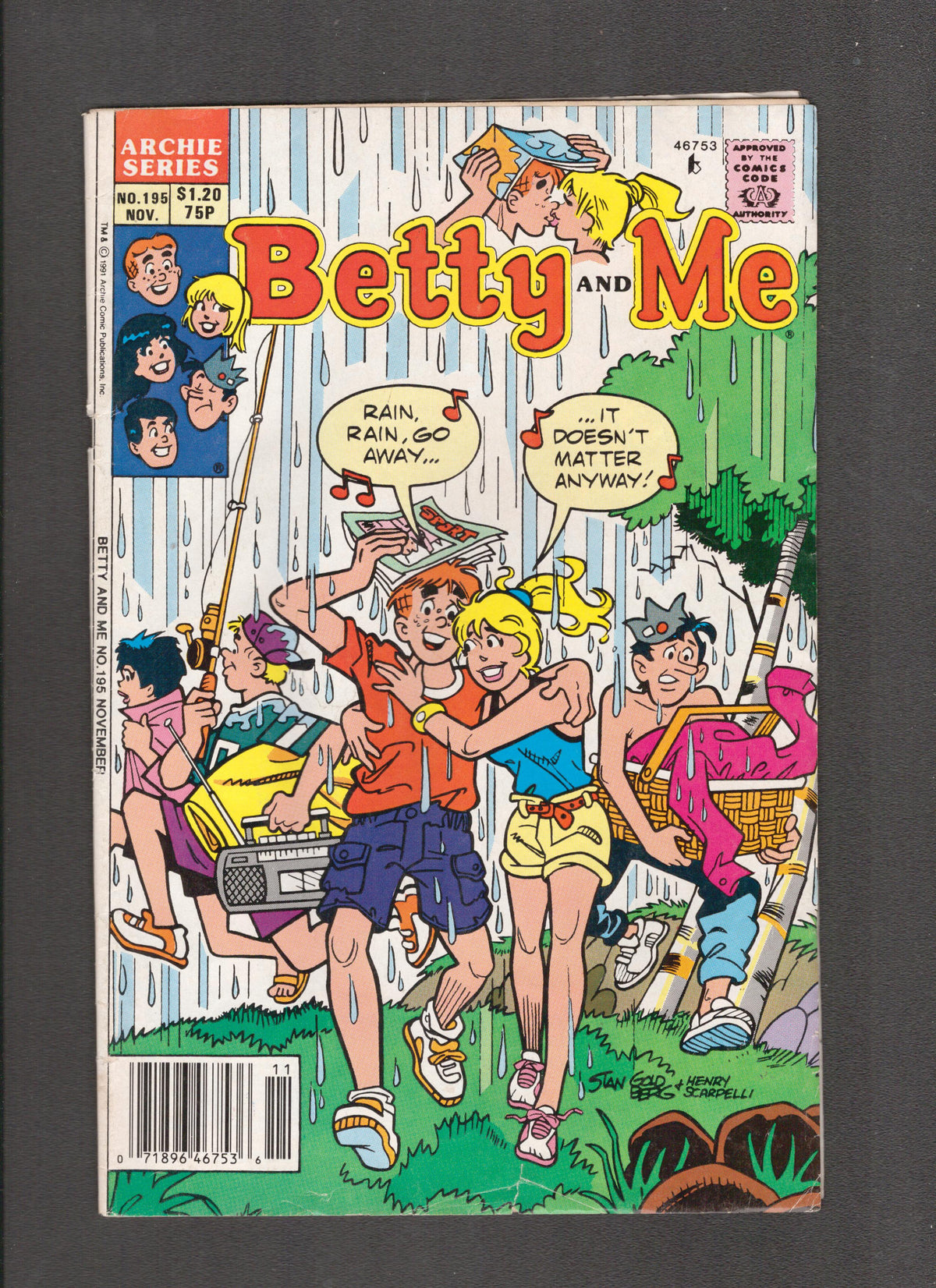 Betty and Me #195 (1991) LOWER GRADE Archie Comics