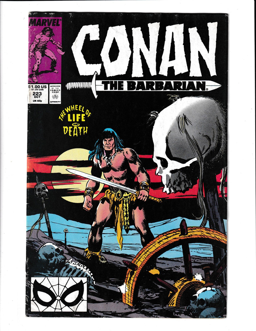 Conan the Barbarian #223 (1989) Marvel Comics SKU:3267