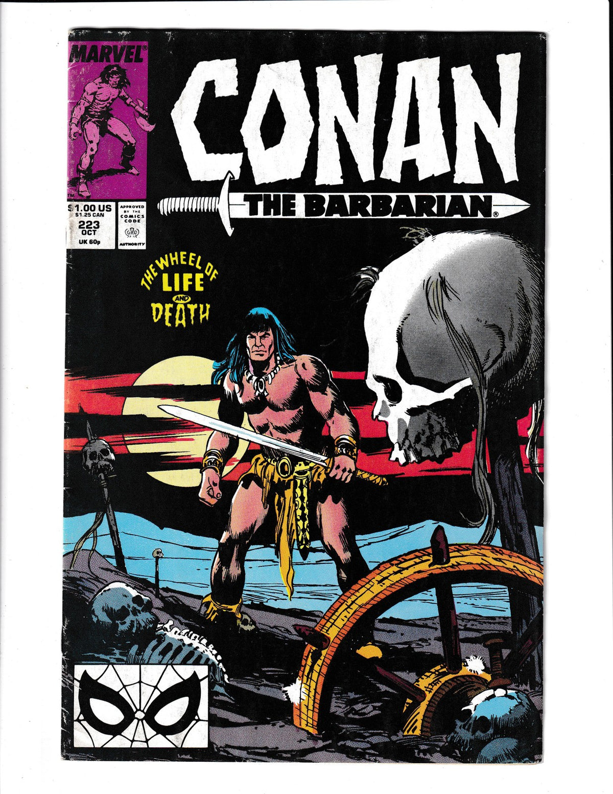 Conan the Barbarian #223 (1989) Marvel Comics SKU:3267