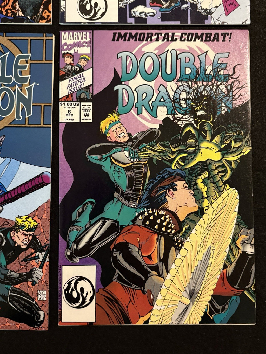 Double Dragon #1-6 (1991) Complete Series Set Marvel Comics