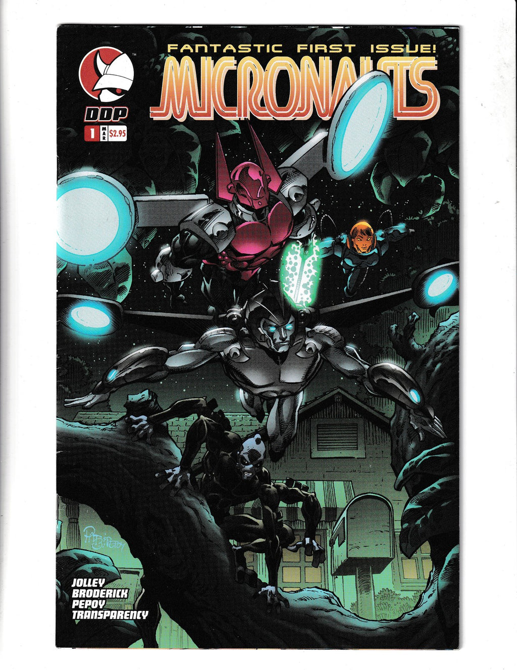 Micronauts #1b (2004) Baron Karza Devil's Due Comics