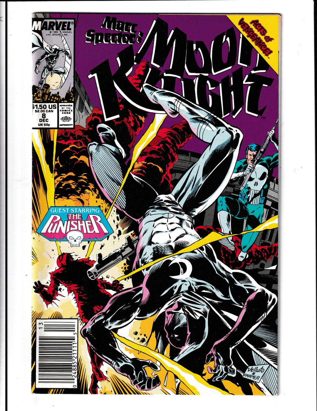 Marc Spector: Moon Knight #8 (1989) Marvel Comics
