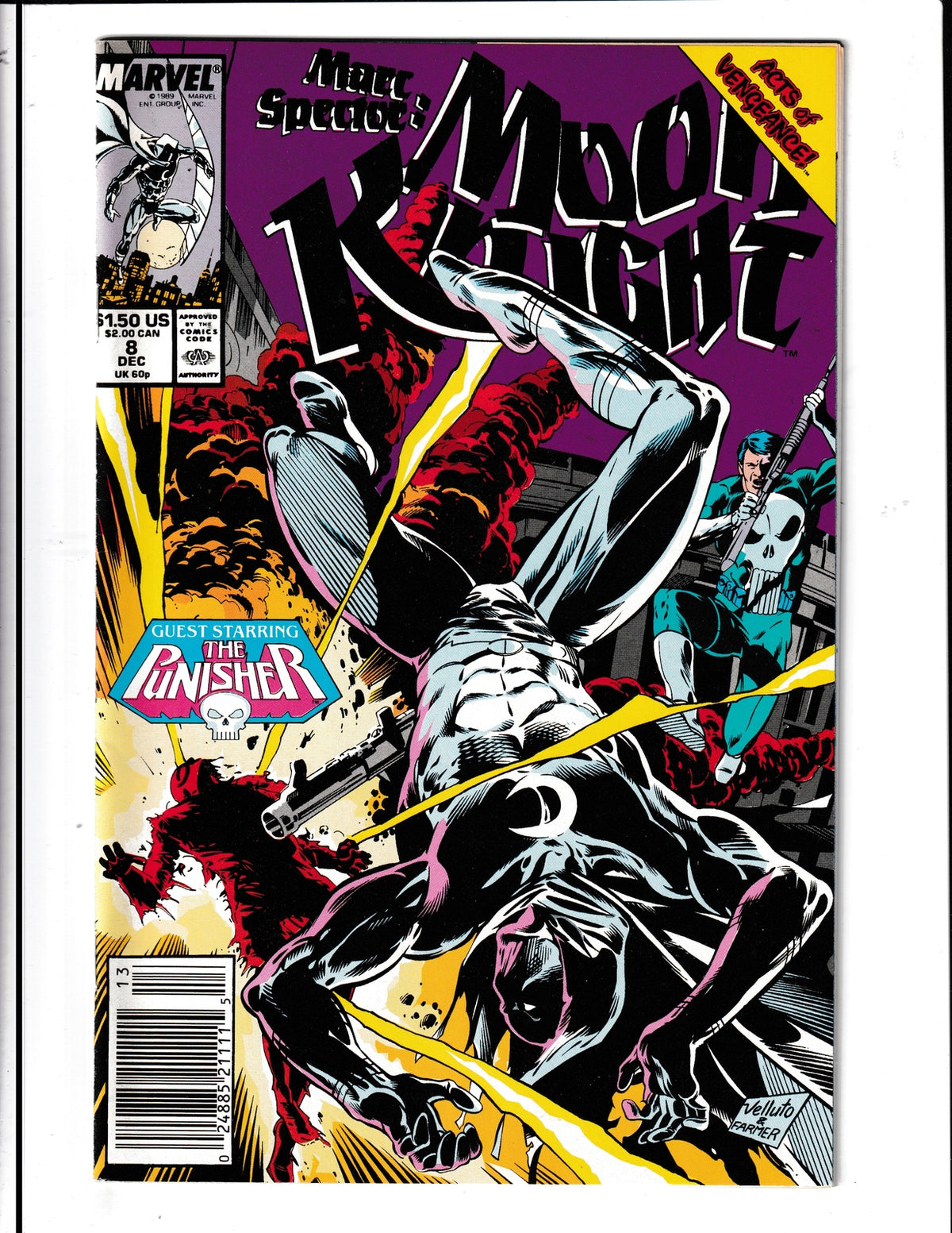 Marc Spector: Moon Knight #8 (1989) Marvel Comics
