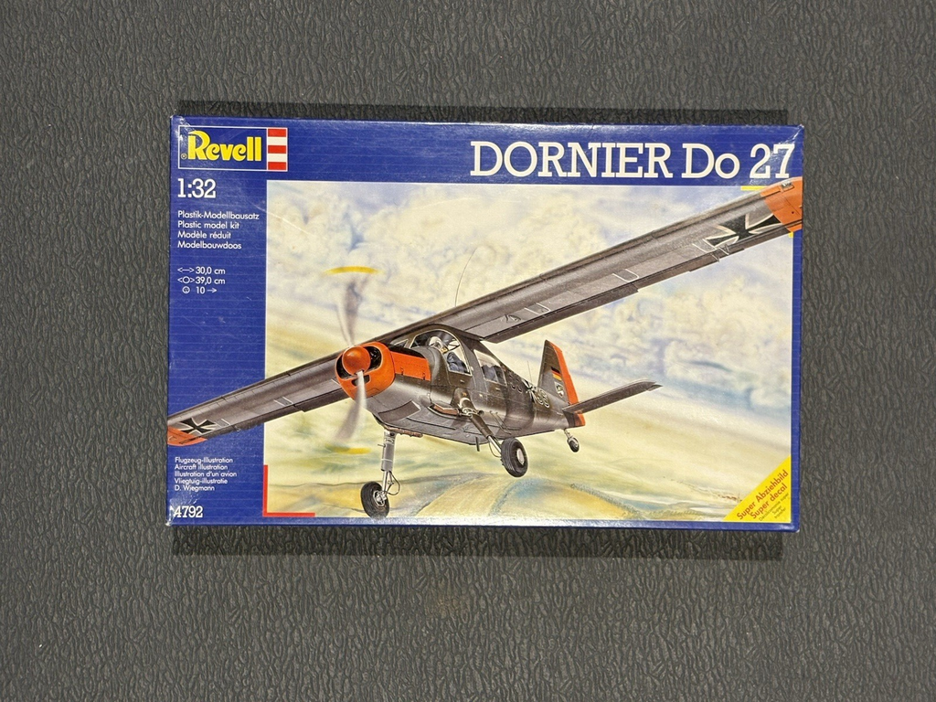 Revell Dornier Do 27 1/32 #4792 Vintage Model Kit Canadian Seller