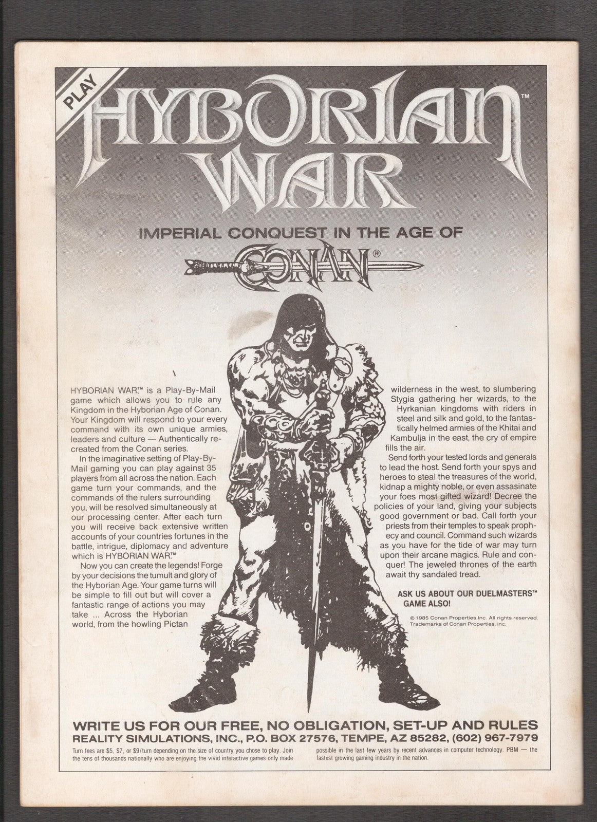 Conan Saga #16 (1988) Marvel Comics